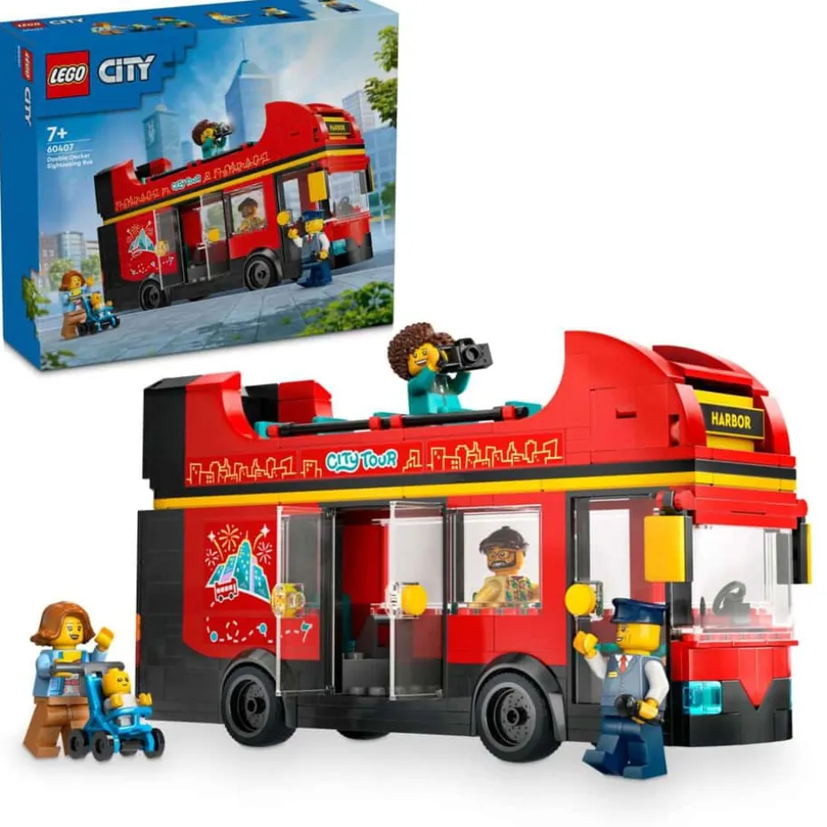 LEGO® City Rød dobbeltdekker-turistbuss 60407