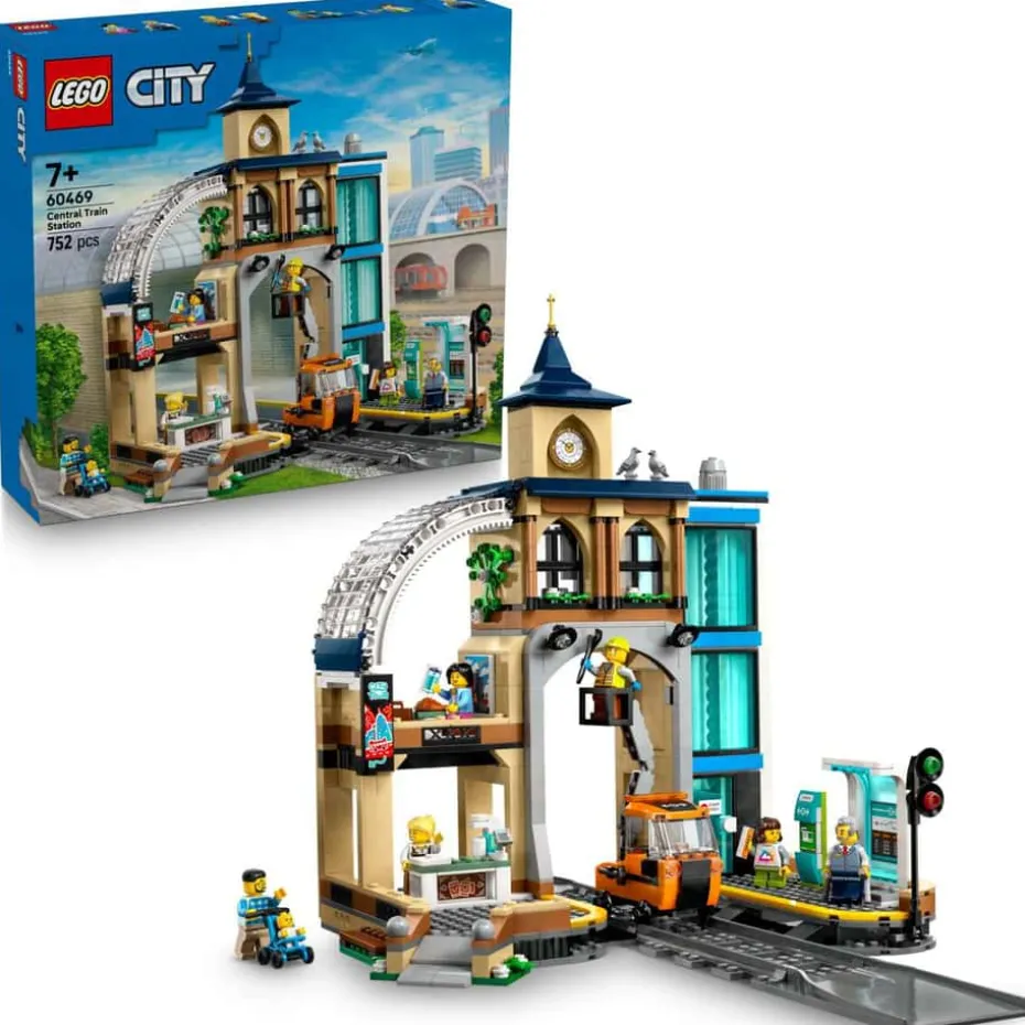 LEGO® City Sentralbanestasjon 60469