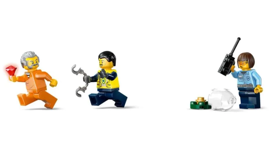 LEGO® City Skurkejakt med politibåt leke og flytende hurtigbåt og jolle 60456
