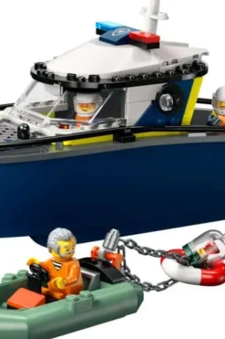 LEGO® City Skurkejakt med politibåt leke og flytende hurtigbåt og jolle 60456