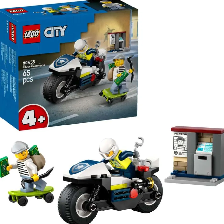 LEGO® City Skurkejakt med motorsykkelpolitiet 60455