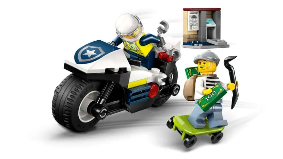 LEGO® City Skurkejakt med motorsykkelpolitiet 60455