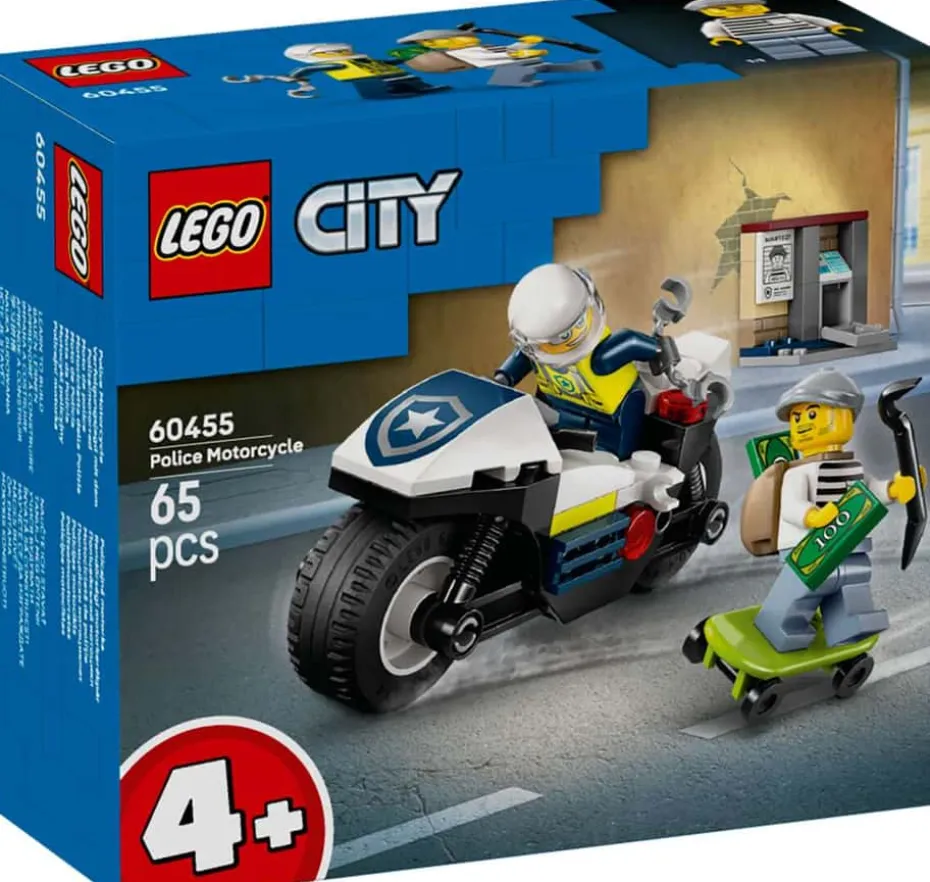 LEGO® City Skurkejakt med motorsykkelpolitiet 60455