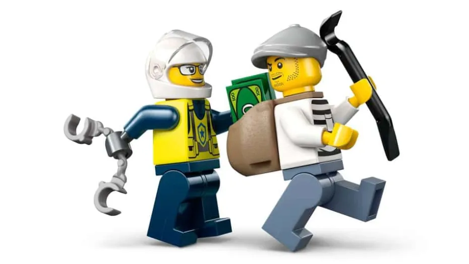 LEGO® City Skurkejakt med motorsykkelpolitiet 60455