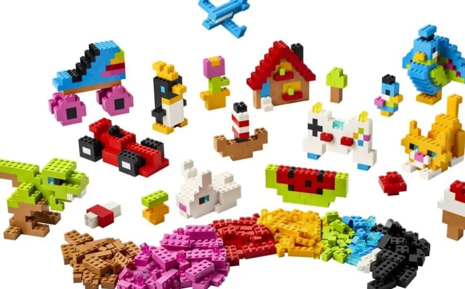 LEGO® Classic Kreativitetssett med fargerike klosser 11045
