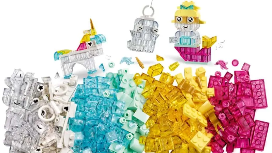 LEGO® Classic Magisk boks med gjennomsiktige klosser 11040