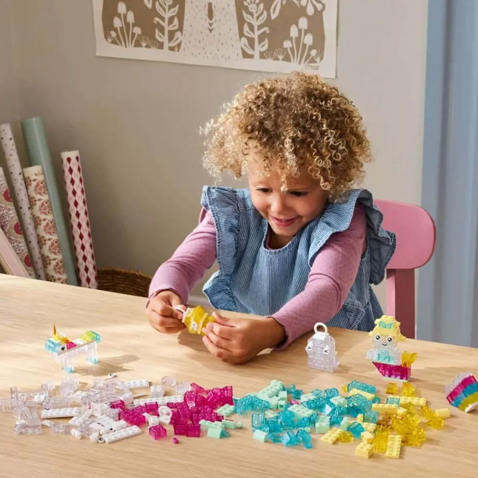 LEGO® Classic Magisk boks med gjennomsiktige klosser 11040