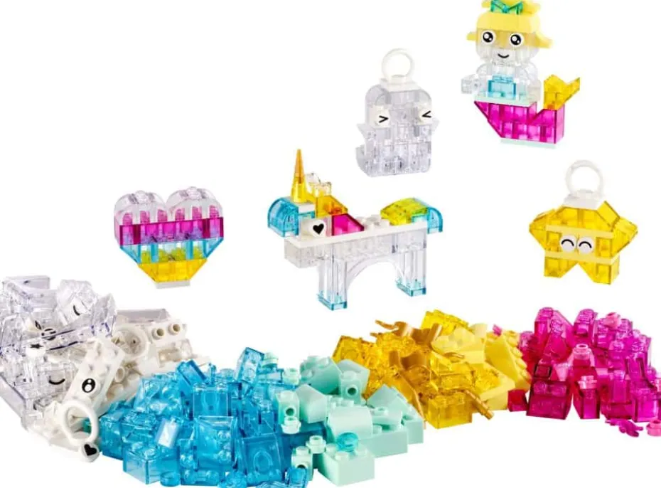 LEGO® Classic Magisk boks med gjennomsiktige klosser 11040