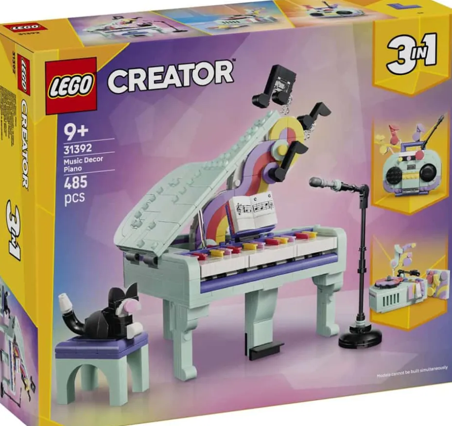 LEGO® Creator 3-i-1 Dekorativt flygel med katt 31392