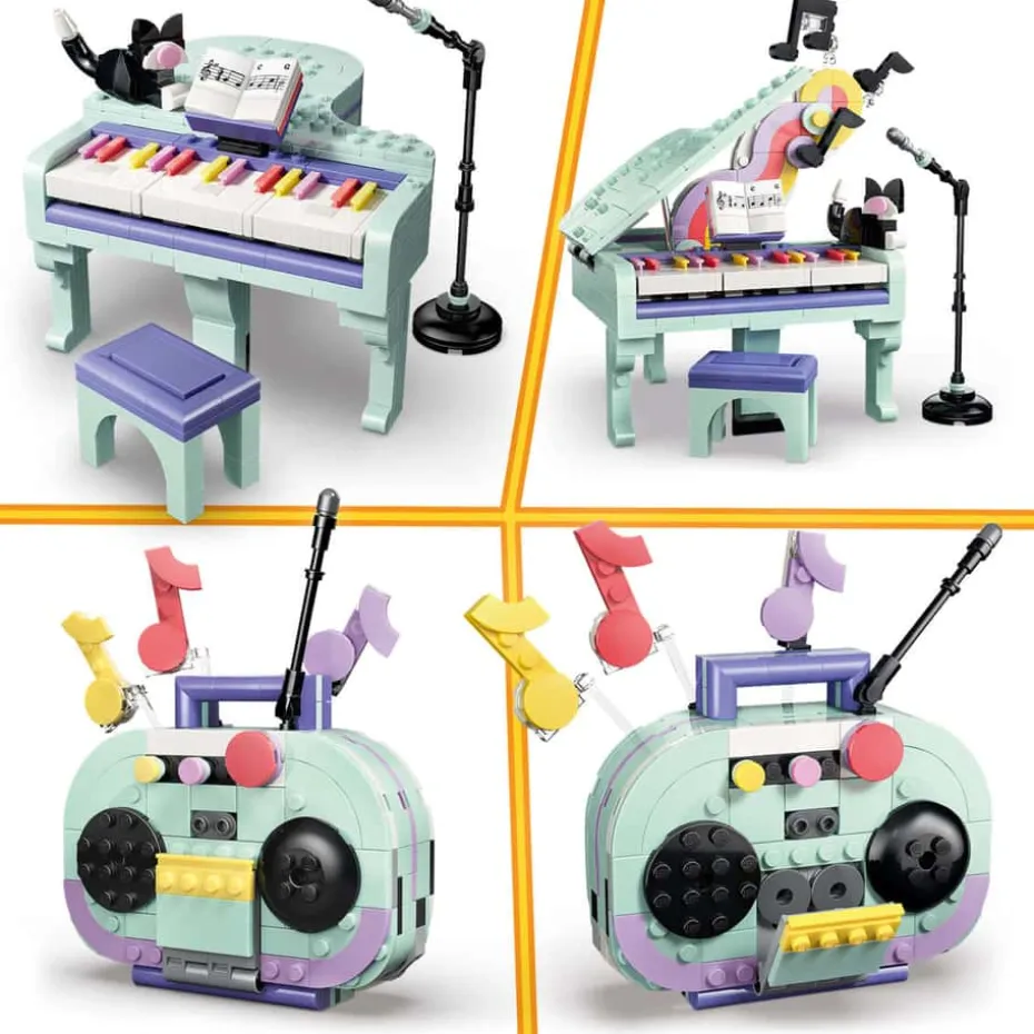 LEGO® Creator 3-i-1 Dekorativt flygel med katt 31392