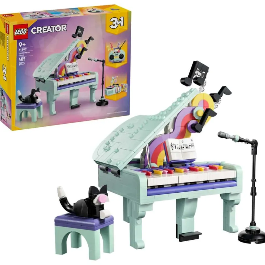 LEGO® Creator 3-i-1 Dekorativt flygel med katt 31392