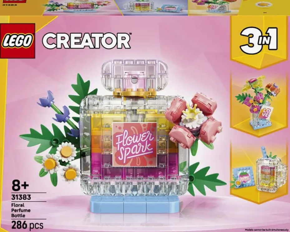 LEGO® Creator 3-i-1 Parfymeflaske med blomsterdekor 31383