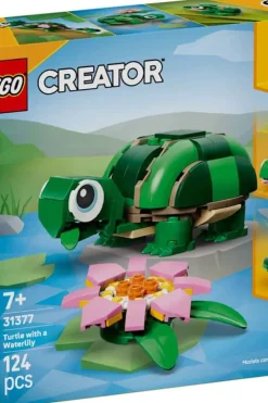 LEGO® Creator 3-i-1 Skilpadde med vannliljeblomst 31377