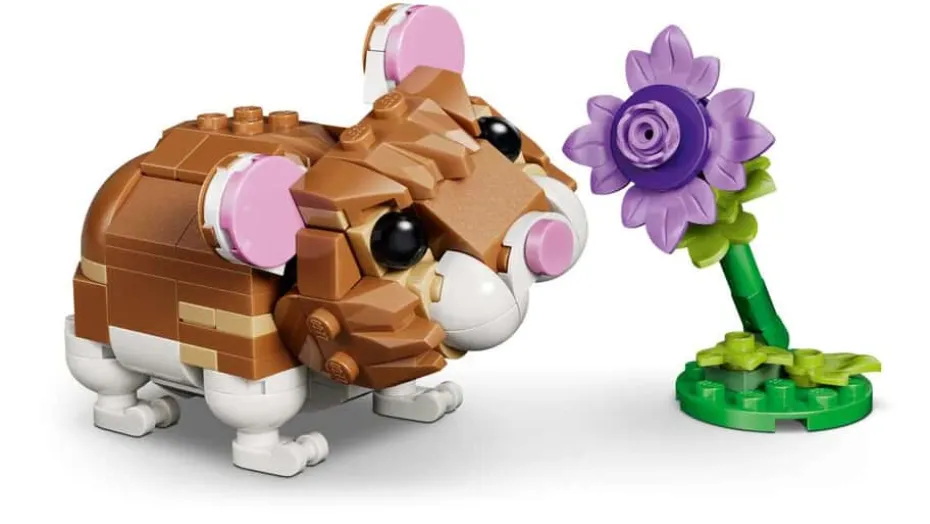 LEGO® Creator 3-i-1 Søt hamster med en blomst 31376