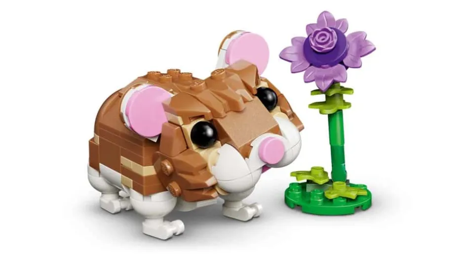 LEGO® Creator 3-i-1 Søt hamster med en blomst 31376