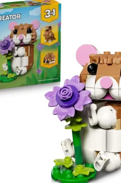 LEGO® Creator 3-i-1 Søt hamster med en blomst 31376