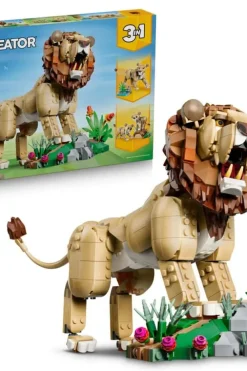 LEGO® Creator 3-i-1 Ville dyr: Majestetisk løve 31386