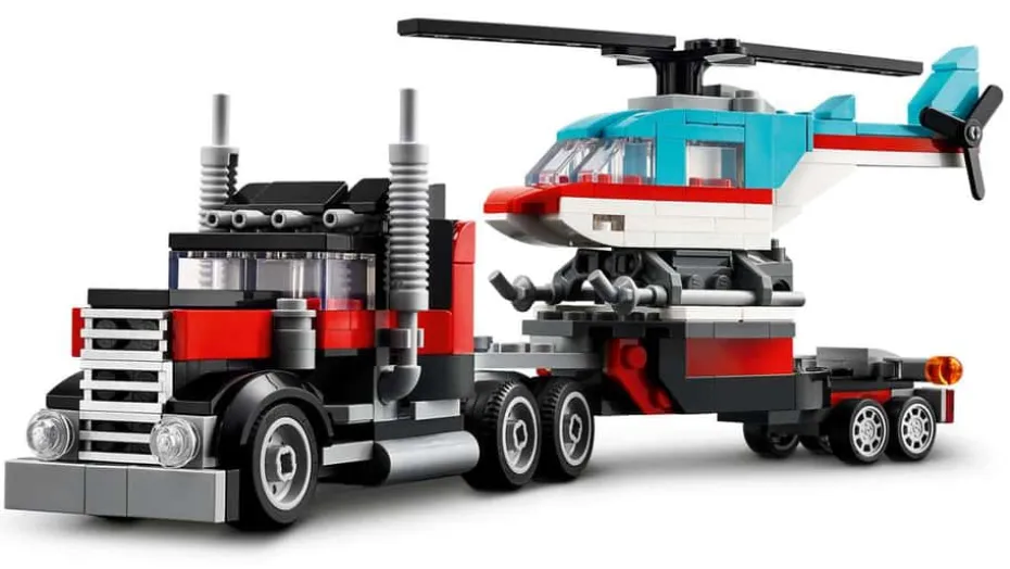 LEGO® Creator Trailer med helikopter 31146