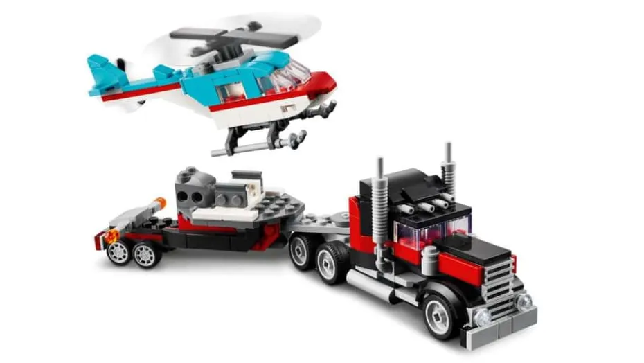 LEGO® Creator Trailer med helikopter 31146