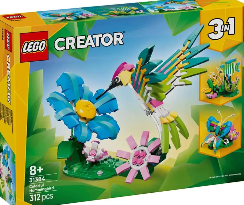 LEGO® Creator Ville dyr: fargeglad kolibri 31384