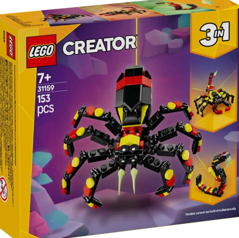 LEGO® Creator Ville dyr: Overraskende edderkopp 31159