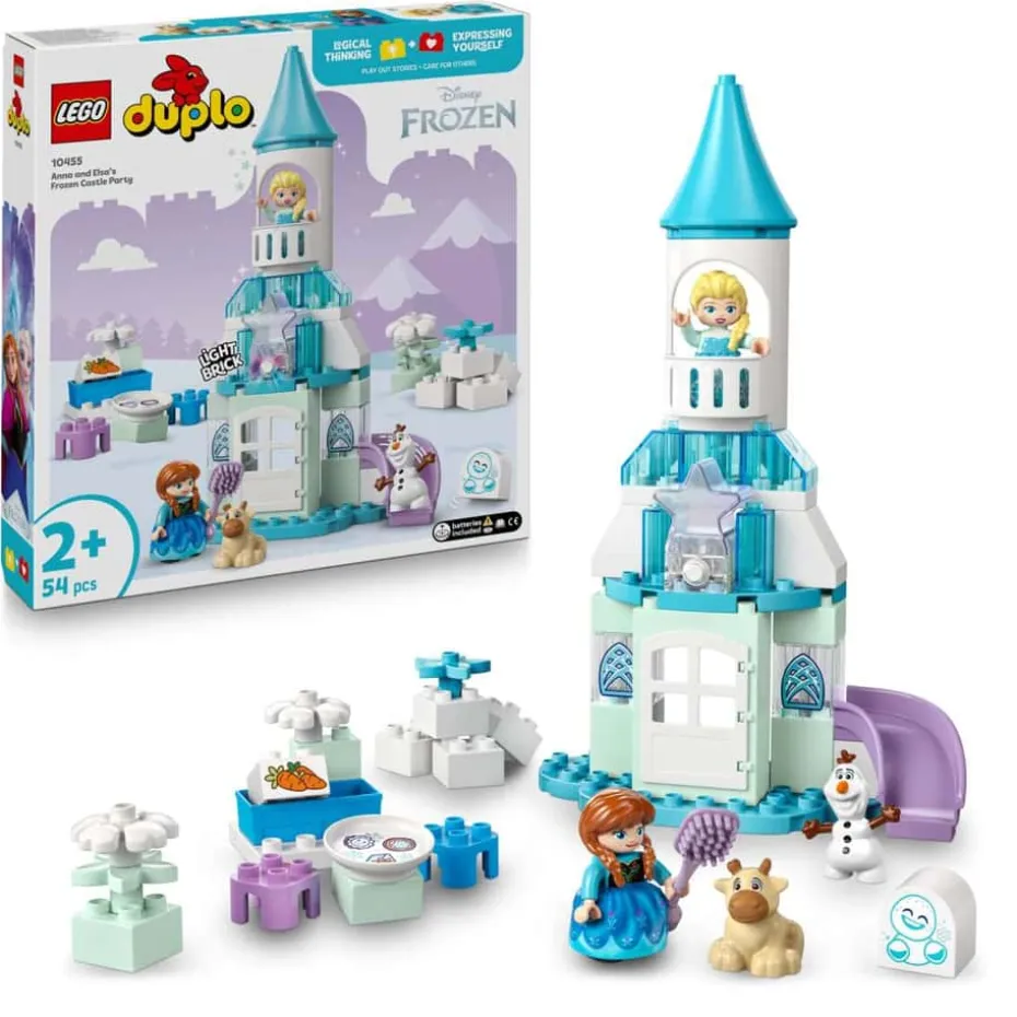 LEGO® DUPLO® │ Disney Anna og Elsas frostige slottsfest 10455