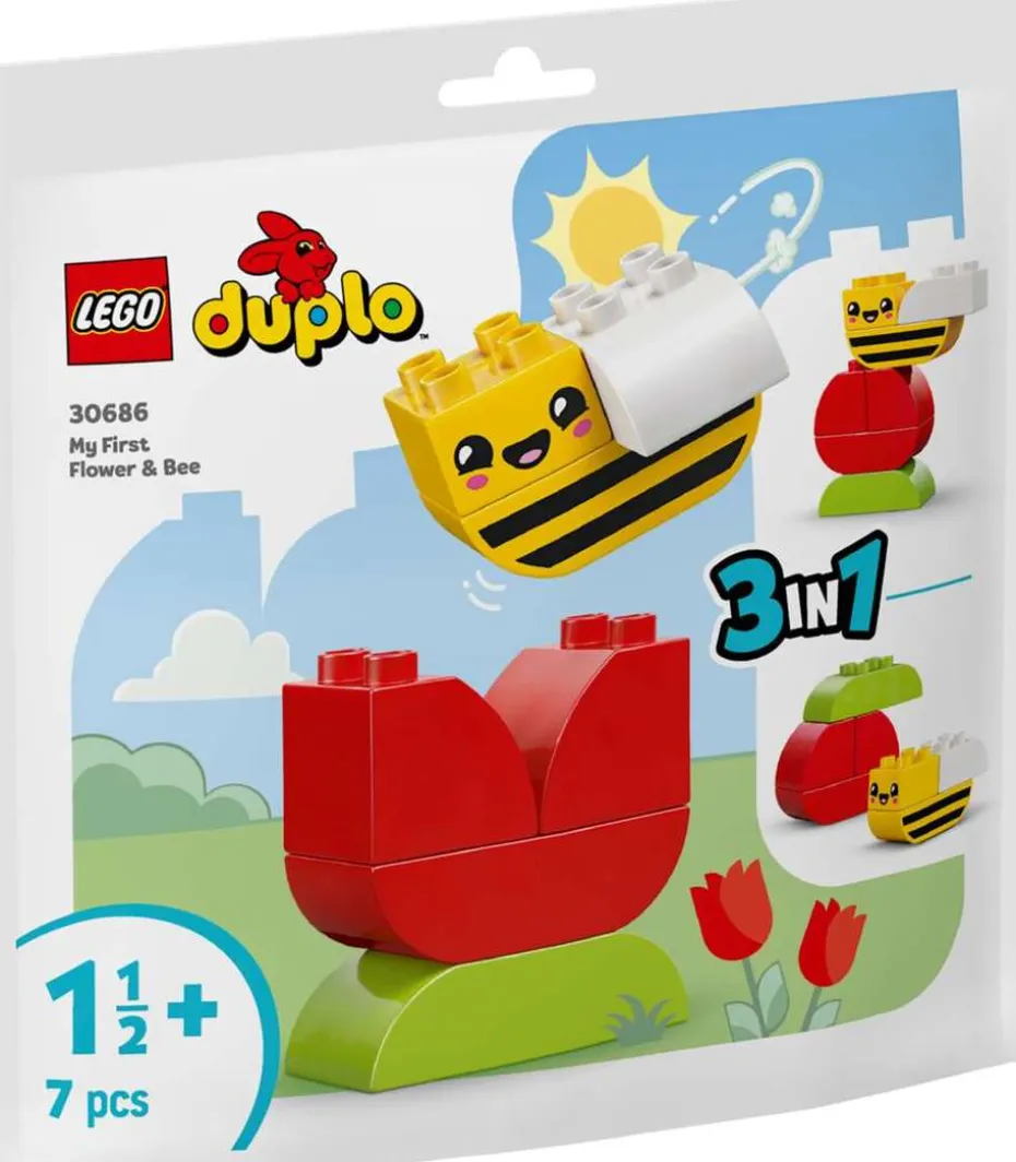 LEGO® DUPLO® Min første blomst og bie 30686
