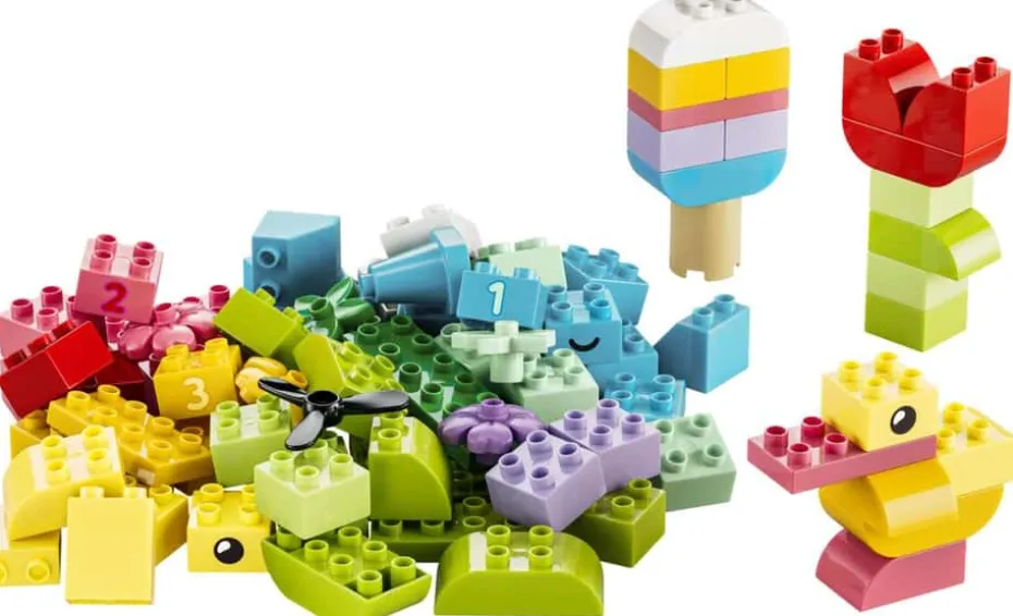 LEGO® DUPLO® Classic Kreativitetsboks med fargerike klosser 10479