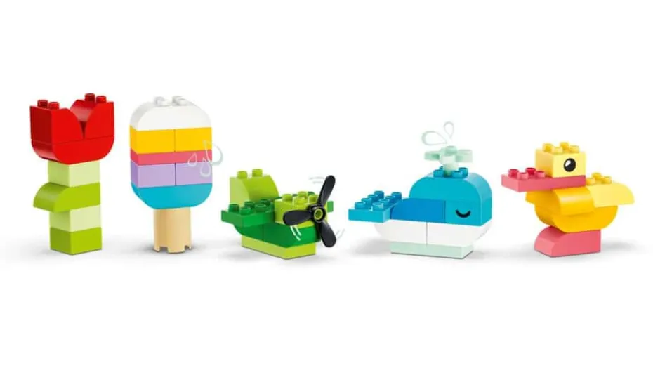 LEGO® DUPLO® Classic Kreativitetsboks med fargerike klosser 10479