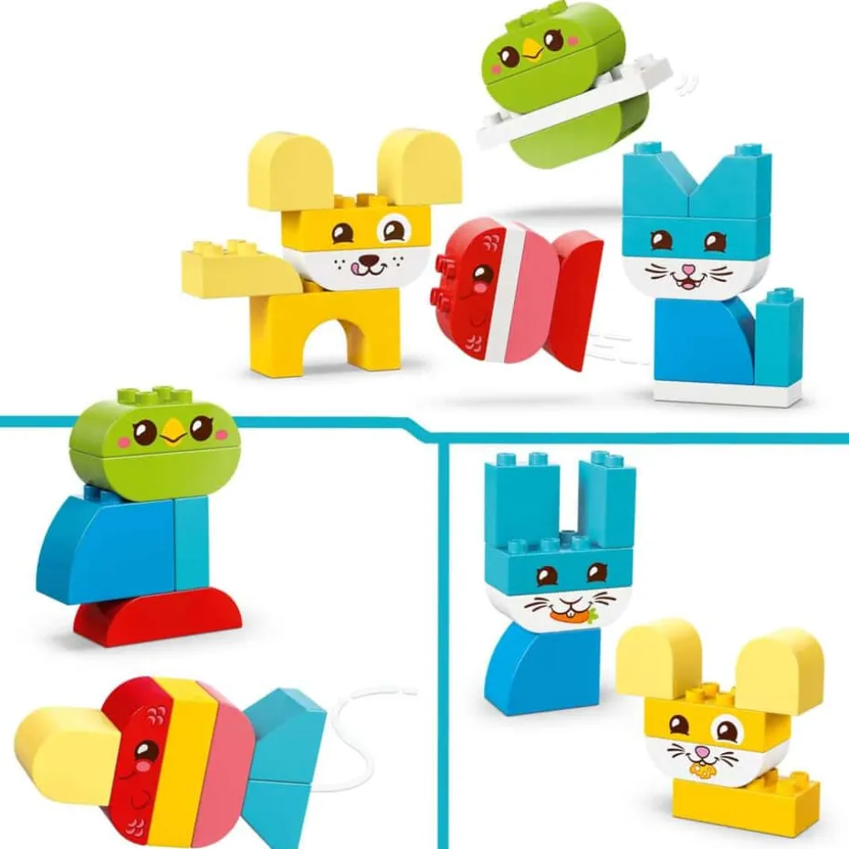 LEGO® DUPLO® Mine første 3-i-1 Kreative, søte kjæledyr 10477