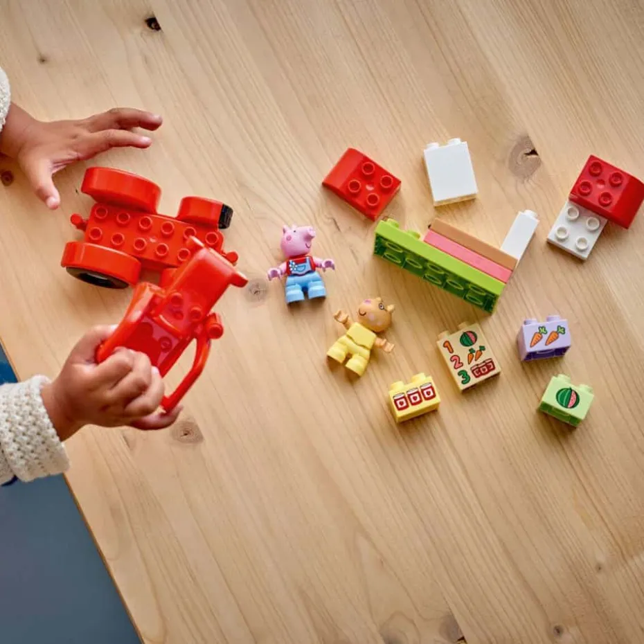 LEGO® DUPLO® Peppa Gris Traktor og marked 10468