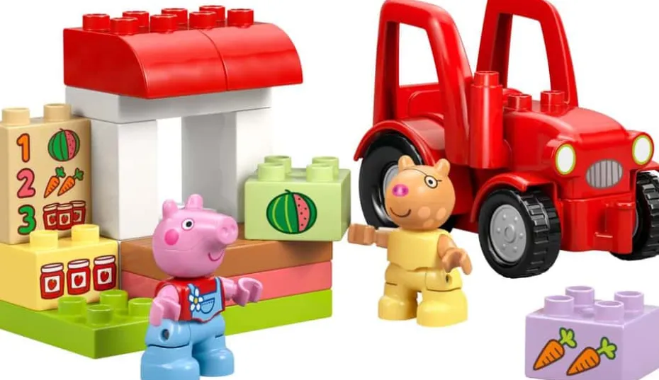 LEGO® DUPLO® Peppa Gris Traktor og marked 10468
