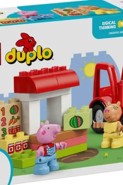 LEGO® DUPLO® Peppa Gris Traktor og marked 10468