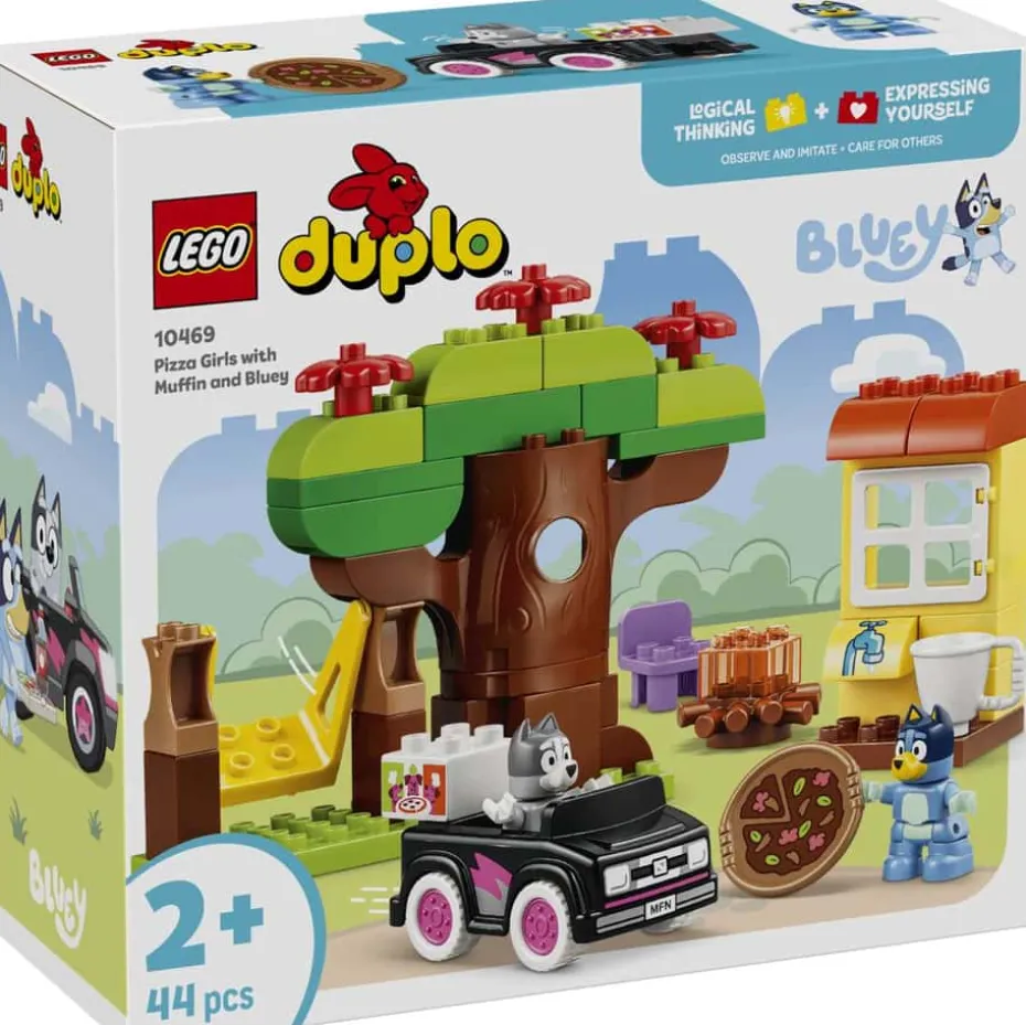 LEGO® DUPLO® Pizzajenter med Muffin og Bluey 10469