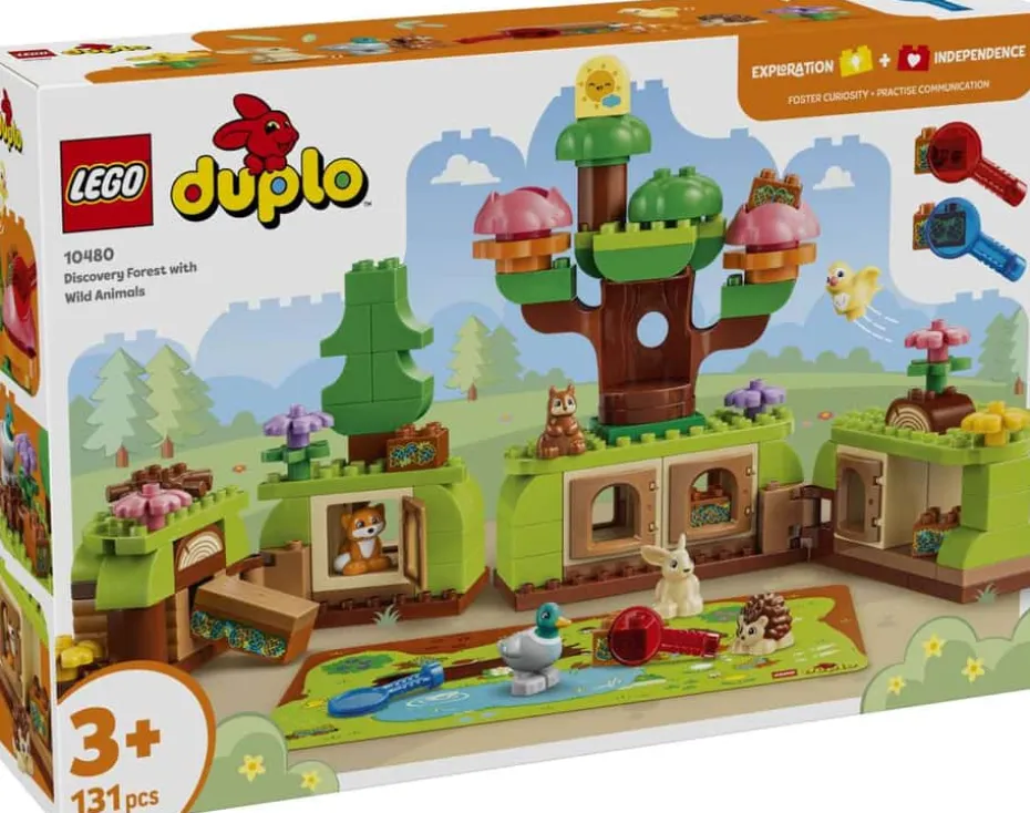 LEGO® DUPLO® Spennende skog med ville dyr 10480