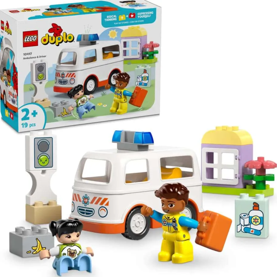 LEGO® DUPLO® Sykebil med sjåfør 10447