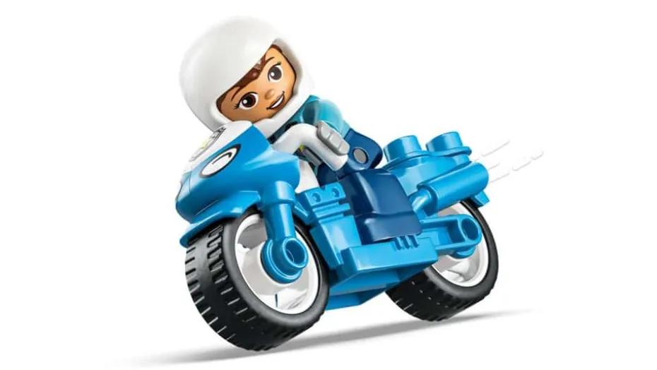 LEGO® DUPLO® Town Blå politimotorsykkel 10471