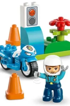 LEGO® DUPLO® Town Blå politimotorsykkel 10471