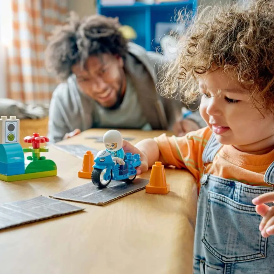 LEGO® DUPLO® Town Blå politimotorsykkel 10471