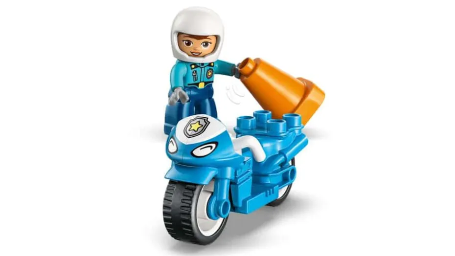 LEGO® DUPLO® Town Blå politimotorsykkel 10471