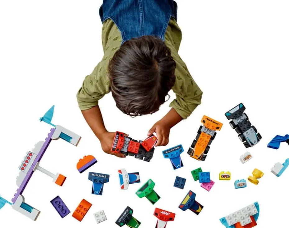 LEGO® DUPLO® Town F1® Team med racerbiler og sjåfører 10445