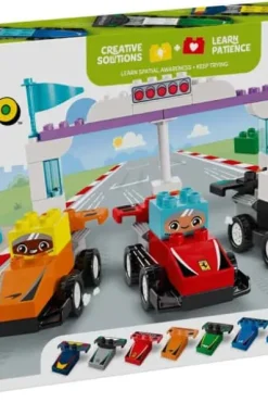 LEGO® DUPLO® Town F1® Team med racerbiler og sjåfører 10445