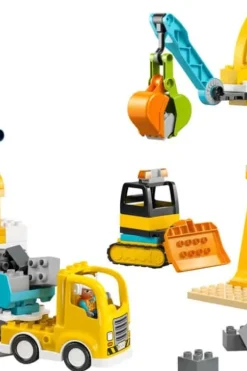 LEGO® DUPLO® Town 3-i-1 Byggeplass med anleggsmaskiner 10476
