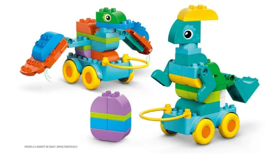 LEGO® DUPLO® Town 3-i-1 Dinosaurer på hjul 0451
