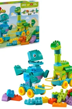 LEGO® DUPLO® Town 3-i-1 Dinosaurer på hjul 0451