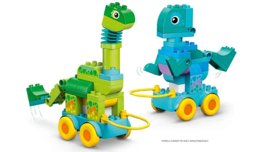 LEGO® DUPLO® Town 3-i-1 Dinosaurer på hjul 0451
