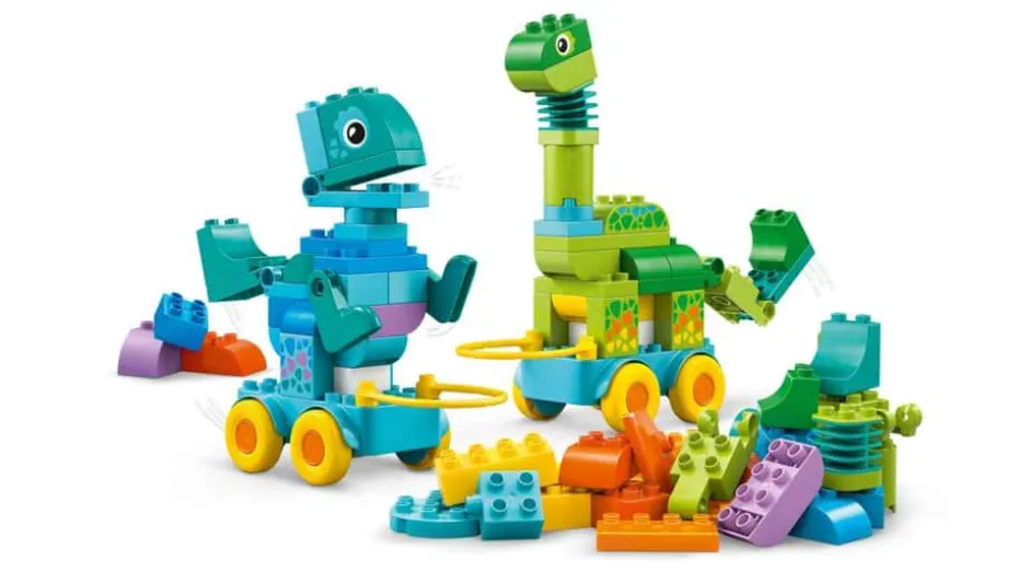 LEGO® DUPLO® Town 3-i-1 Dinosaurer på hjul 0451