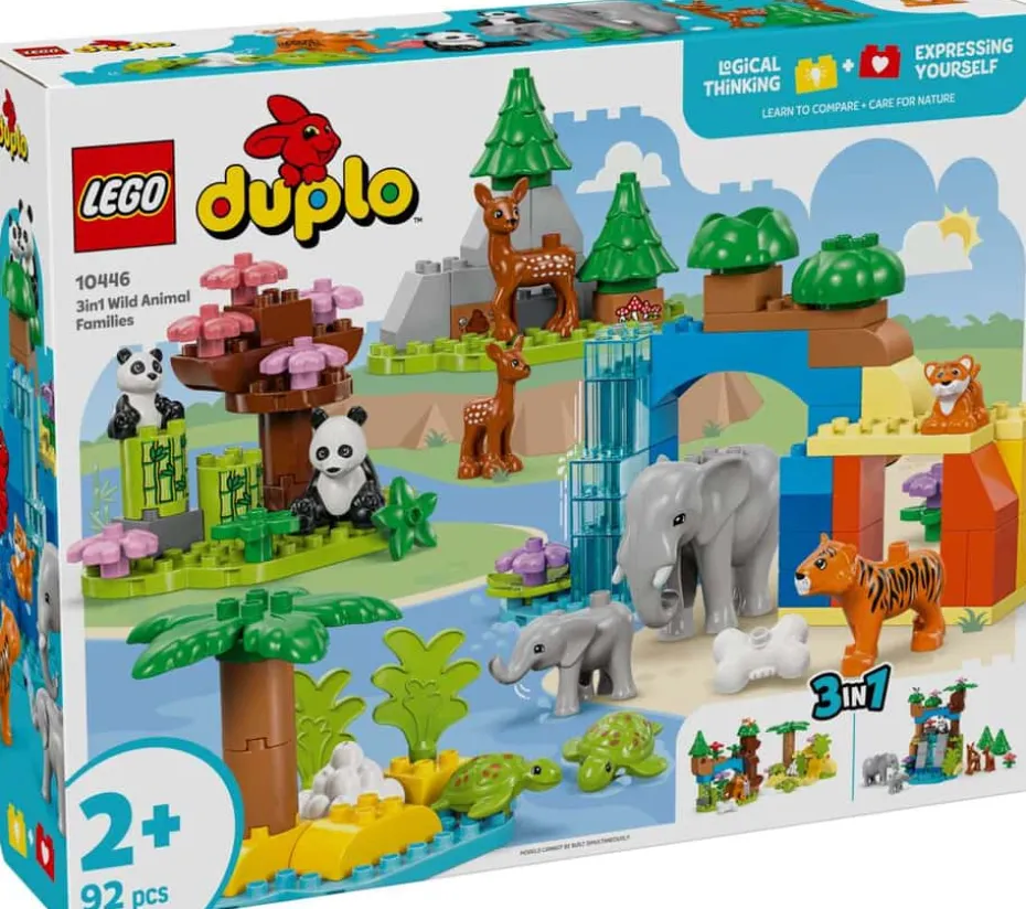 LEGO® DUPLO® Town 3-i-1 Villdyrfamilier 10446