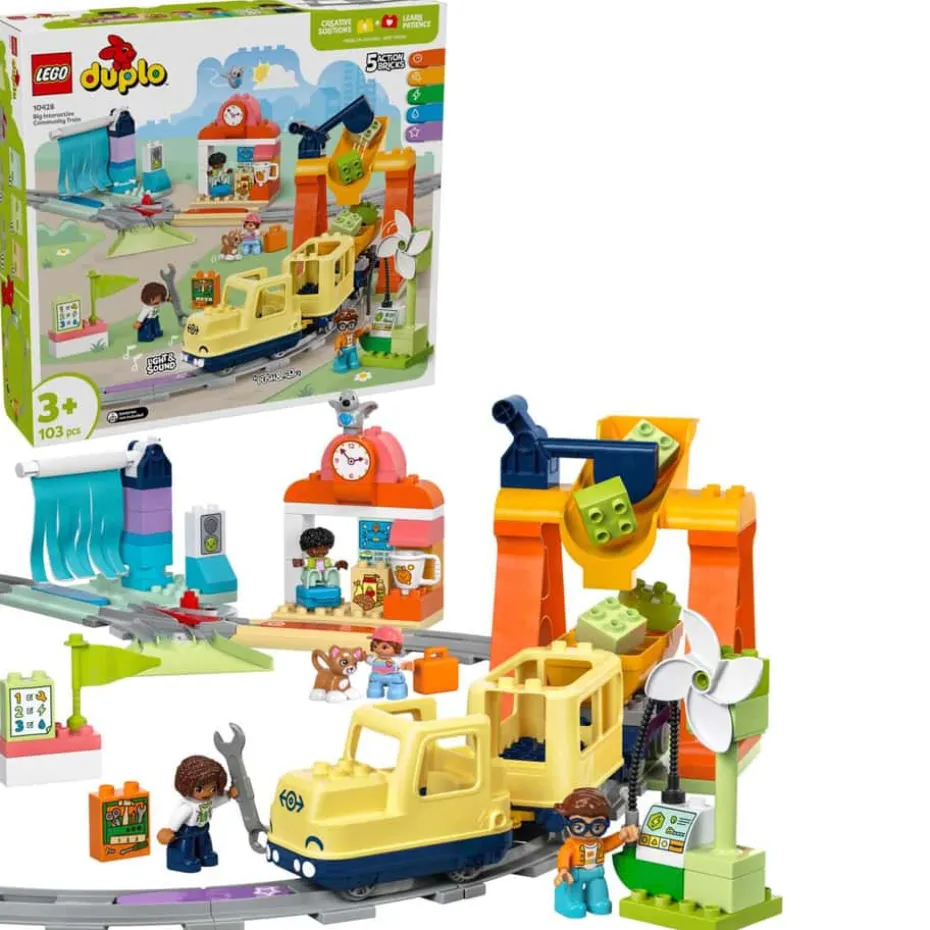 LEGO® DUPLO® Town Stort, interaktivt lokaltog 10428