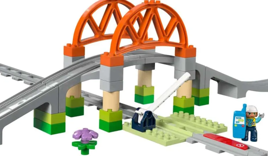 LEGO® DUPLO® Town Utvidelsessett med togbro og skinner 10426